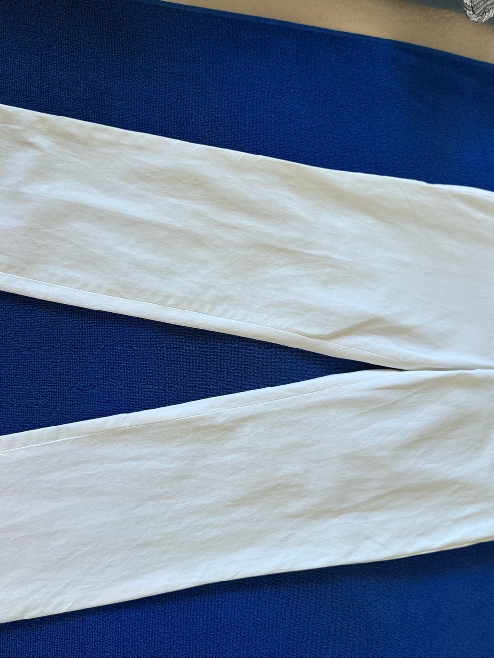 Women’s White Stretch Cotton Pants - Classic White
